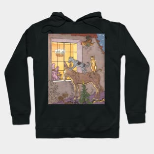 Vintage Fairy Tales, Bremen Town Musicians Hoodie